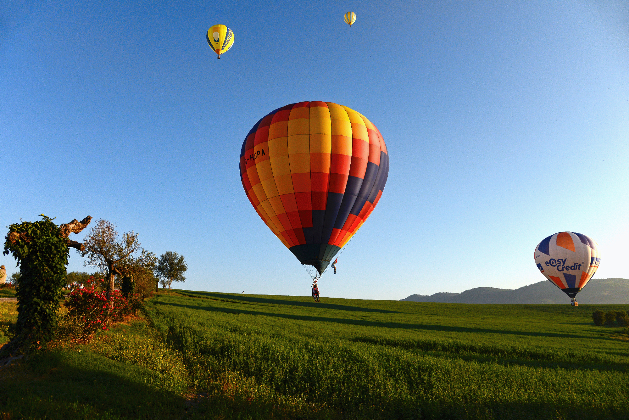 Trd pristanek točno na označen cilj
